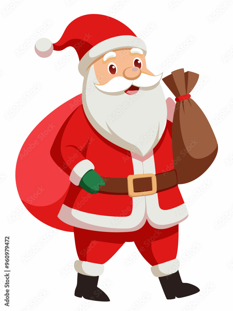 Santa Claus Carrying a Bag of Presents for Christmas Festival – A Joyful Celebration of the Holiday Season svg file Santa Claus Carrying a Bag of Presents for Christmas Festival – A Joyful Celebration of the Holiday Season svg file