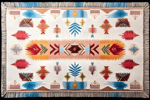 Baltic Weaving Pattern A traditional weaving pattern from the Baltic region, featuring geometric designs and symbolic motifs., photo