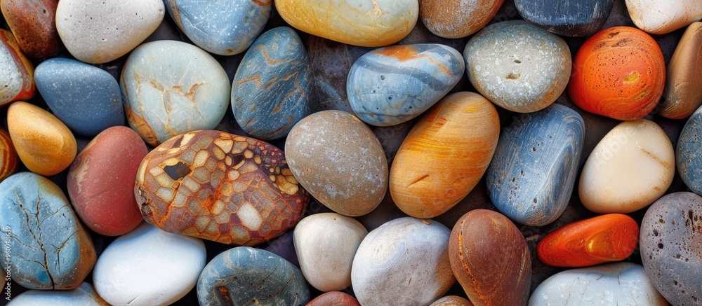 Color Pebble Stone In Background Color Pebble Stone In Background