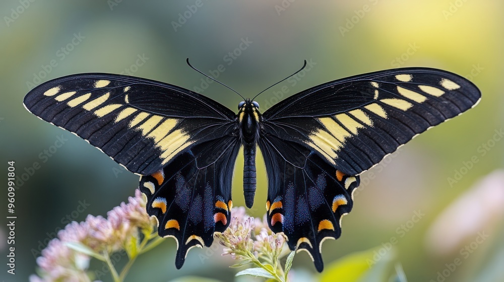 Fototapeta premium Black Swallowtail Butterfly