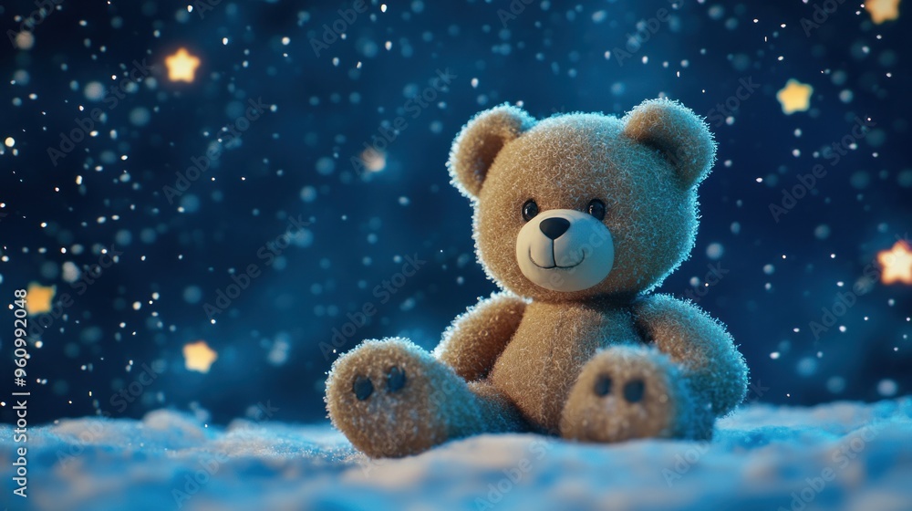 Teddy Bear in a Winter Wonderland Teddy Bear in a Winter Wonderland