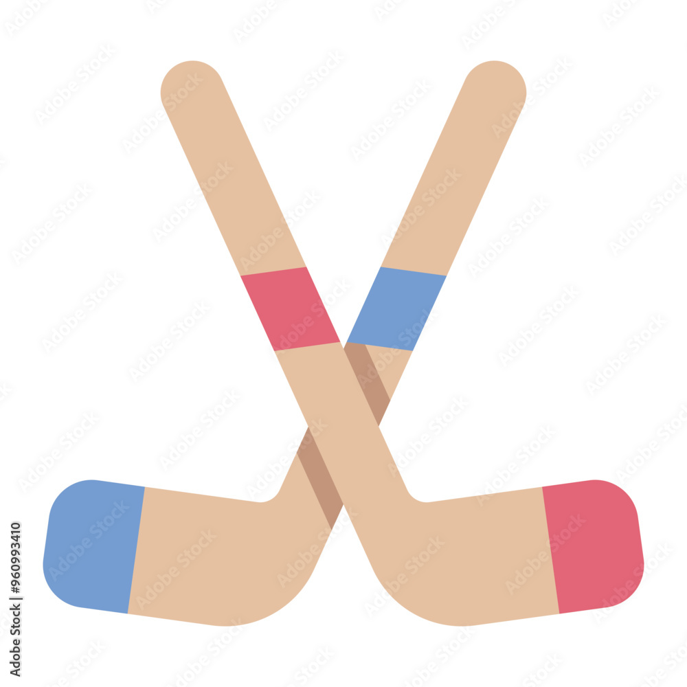 Hockey stick icon used in ice hockey games. Hockey stick icon used in ice hockey games.