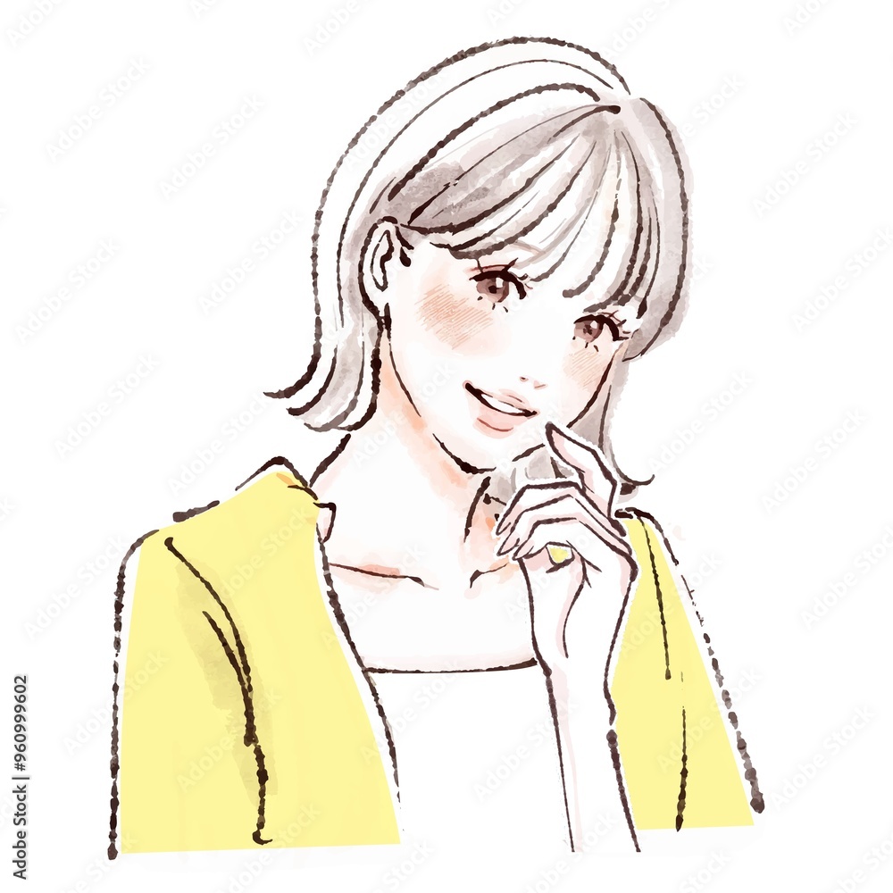女性・女の子のイラスト素材 女性・女の子のイラスト素材