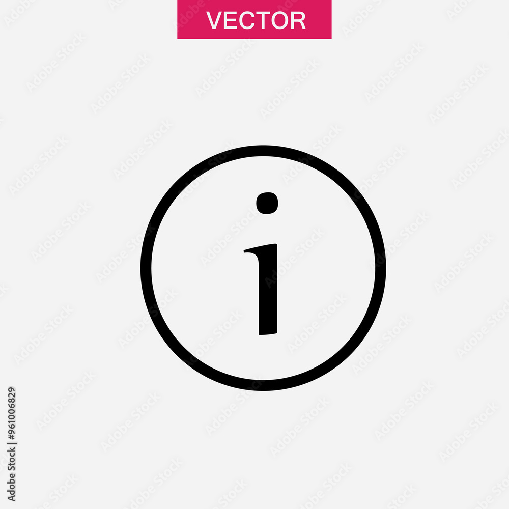 Information Icon vector, flat black trendy style illustration for web and app..eps Information Icon vector, flat black trendy style illustration for web and app..eps