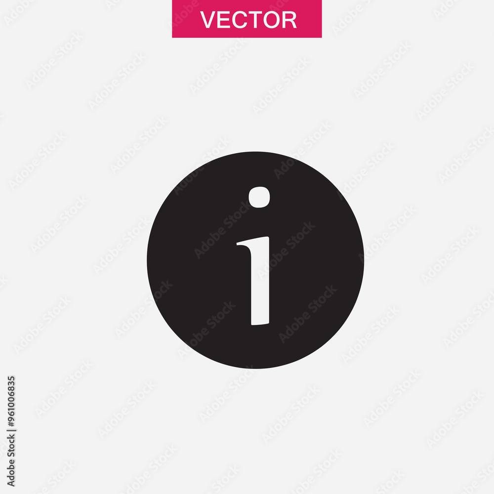 Information Icon vector, simple flat black trendy style illustration for web and app..eps Information Icon vector, simple flat black trendy style illustration for web and app..eps