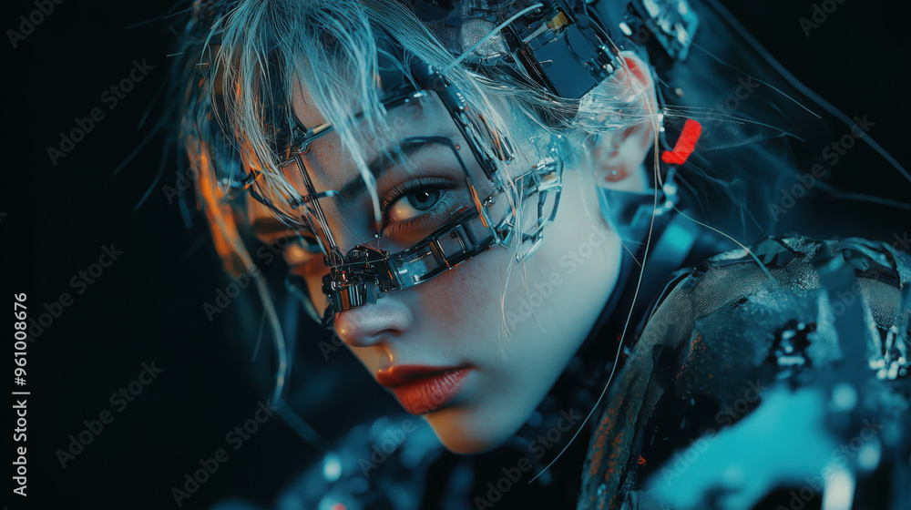 cyborg, artificial intelligence, robot, android, humanoid, bionic, futuristic, technology, advanced, cutting-edge, fashion, model, beauty, aesthetics, perfection cyborg, artificial intelligence, robot, android, humanoid, bionic, futuristic, technology, advanced, cutting-edge, fashion, model, beauty, aesthetics, perfection