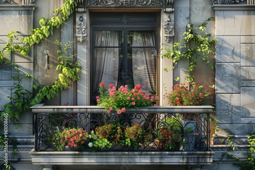 Classical Building Balcony