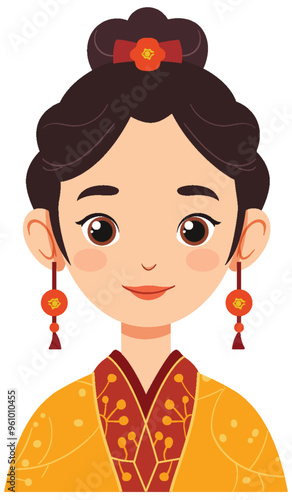 Traditional Chinese Woman Avatar