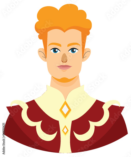Regal Prince in Royal Attire