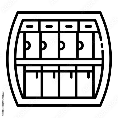 Galley icon representing the Structure in an airplane.