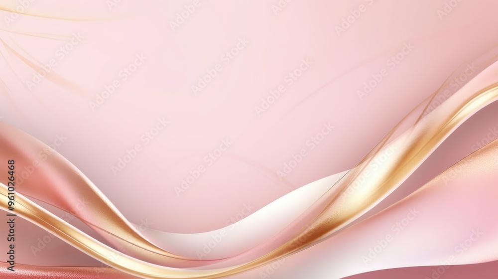 Free plain pink background with gold wave Free plain pink background with gold wave