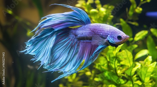 Vibrant Siamese Fighting Fish