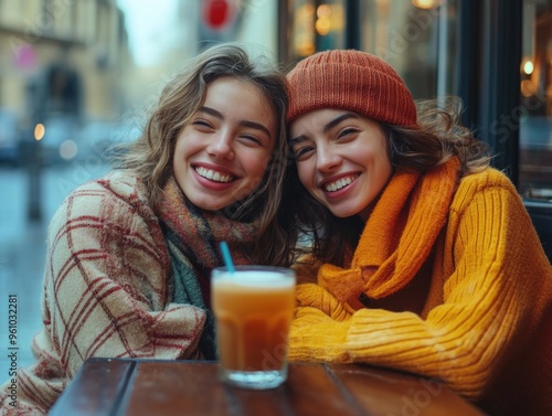 Candid Moment at Café
