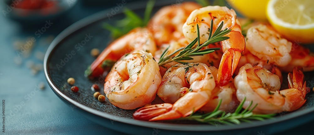 Shrimps. A rotating background of freshly peeled Prawns. preparing wholesome seafood Shrimps. A rotating background of freshly peeled Prawns. preparing wholesome seafood
