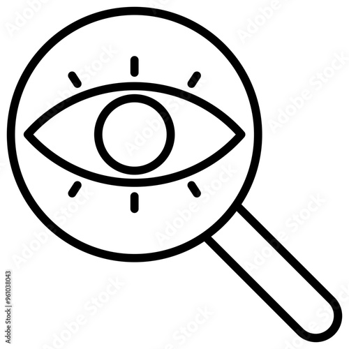 Vision Outline Icon
