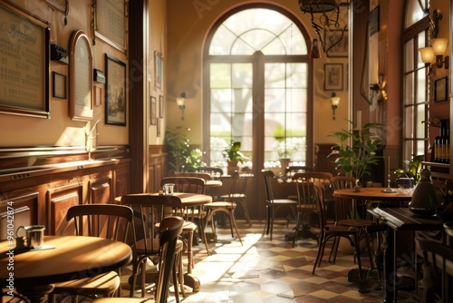 Classical Theme Cafe Interior