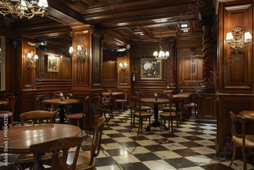 Classical Theme Cafe Interior