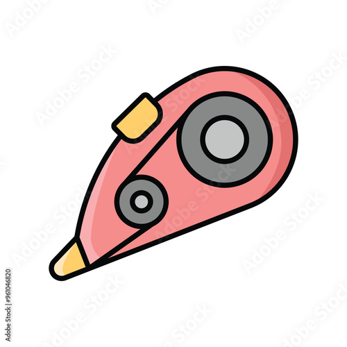 correction tape icon vector design template simple and clean