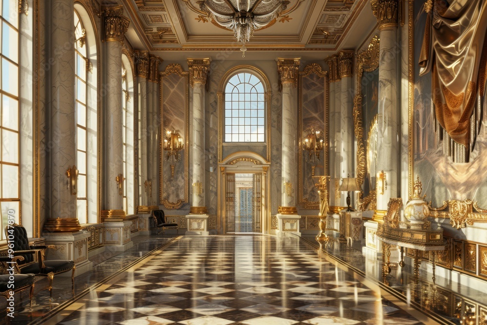 Fototapeta premium Classical Longue Interior