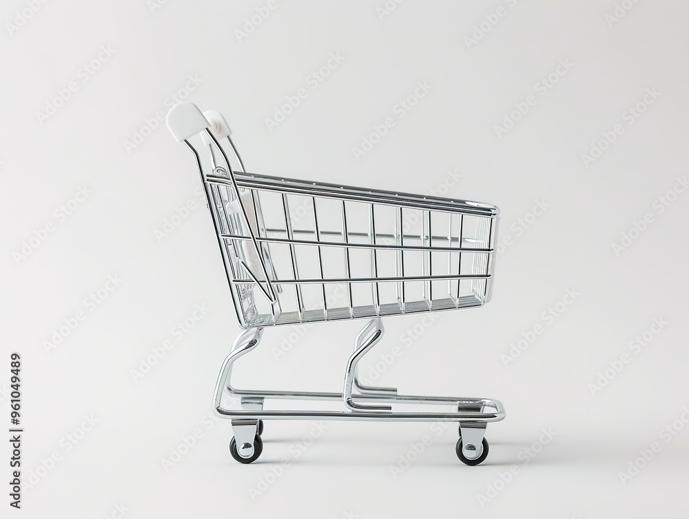 shopping cart isolated on white shopping cart isolated on white