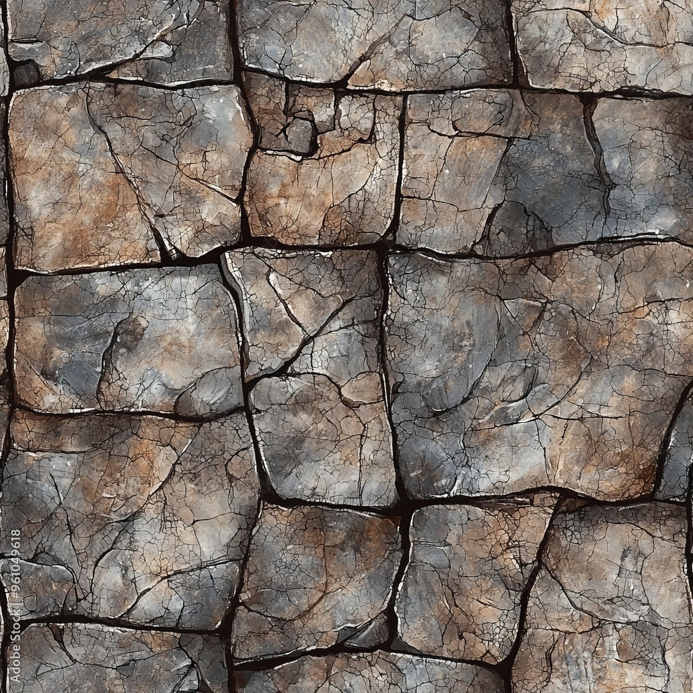 seamless pattern of rustic stone textures with subtle cracks seamless pattern of rustic stone textures with subtle cracks