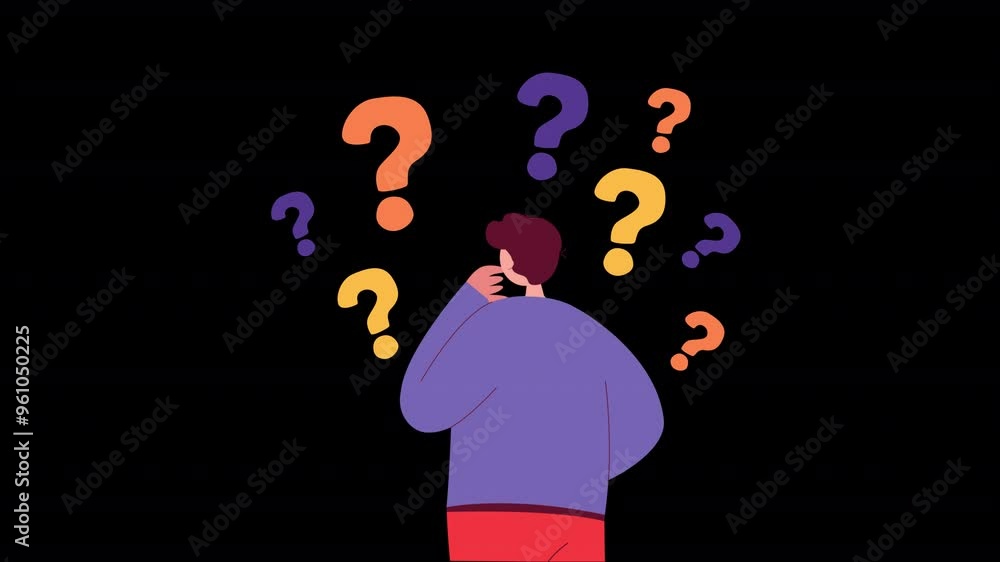 Man Making Business Decision Animation HD On Alpha Man Making Business Decision Animation HD On Alpha