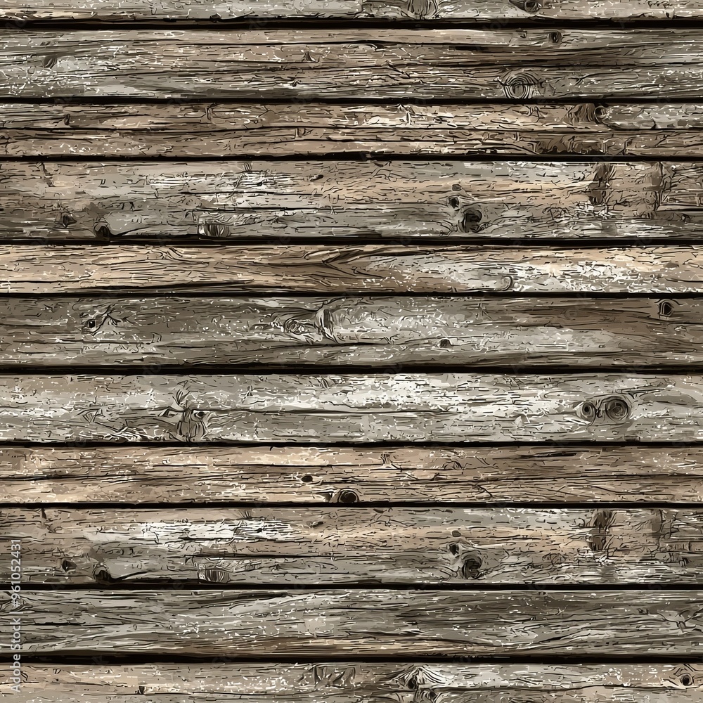 seamless pattern of weathered wood planks with natural grain seamless pattern of weathered wood planks with natural grain
