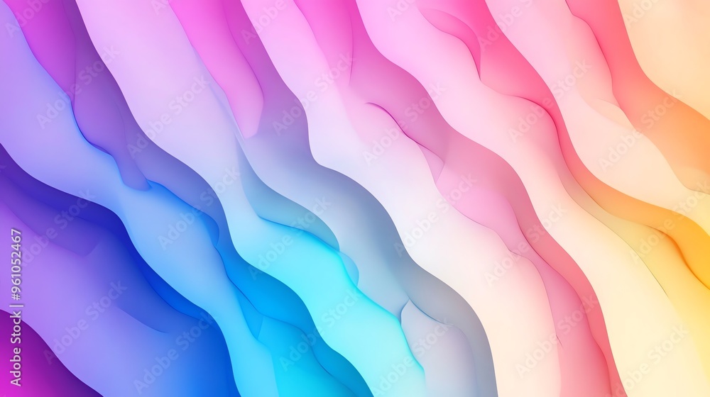 Abstract colorful wavy background. Abstract colorful wavy background.