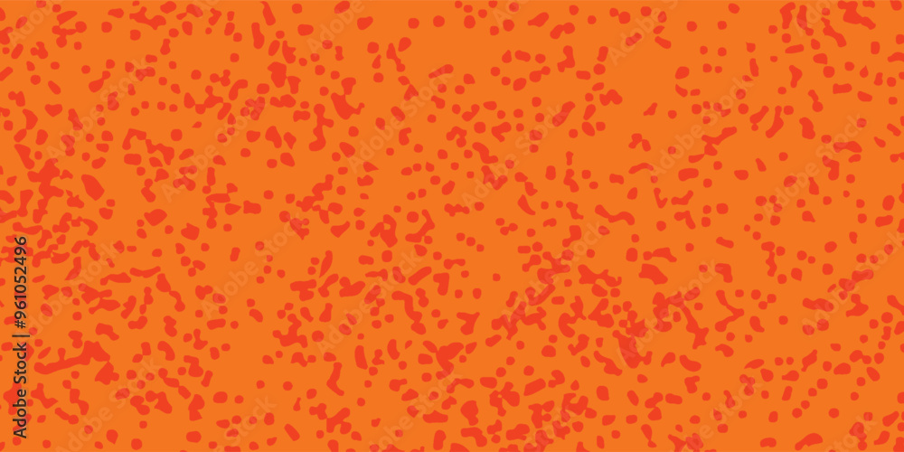 Fototapeta premium Dots halftone orange color pattern gradient texture with technology digital background. Dots pop art comics with summer background. vector modern halftone