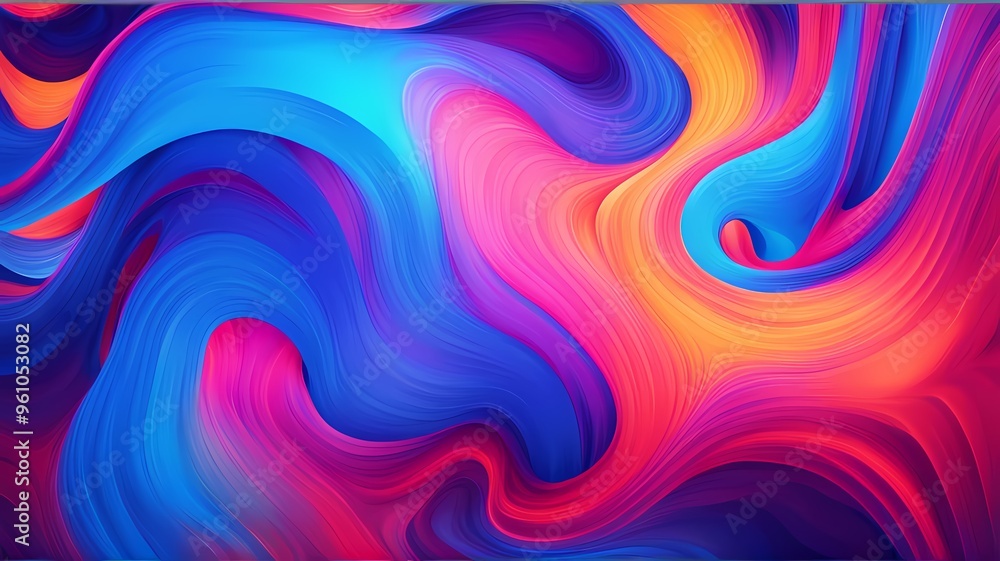 Obraz premium abstract colorful wave background