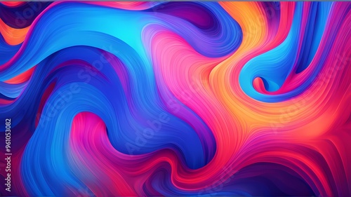 abstract colorful wave background