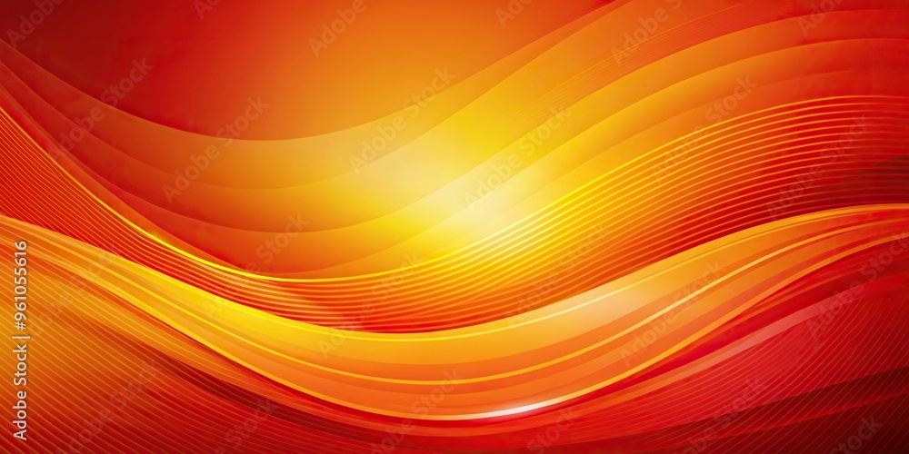 Abstract background in red, yellow, and orange tones with forced perspective Abstract background in red, yellow, and orange tones with forced perspective