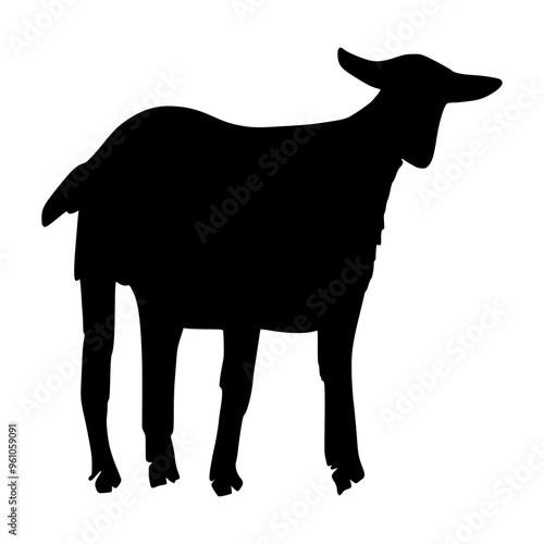 Sheep Silhouette illustration