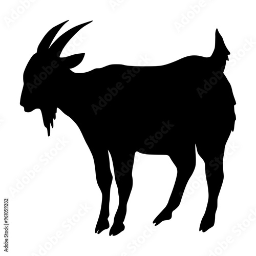 Silhouette Goat for Eid Al-Adha