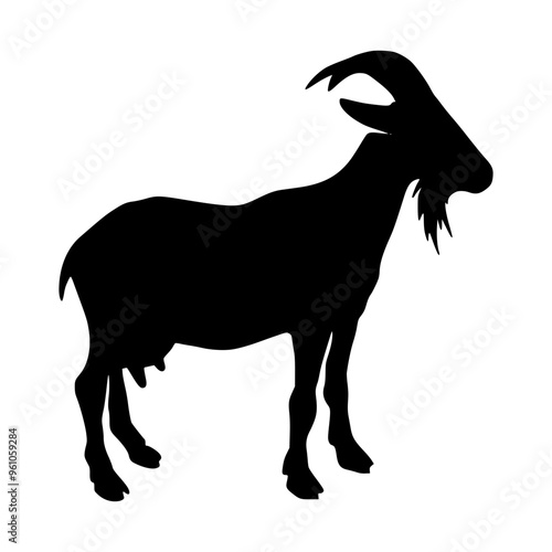 Silhouette Goat for Eid Al-Adha