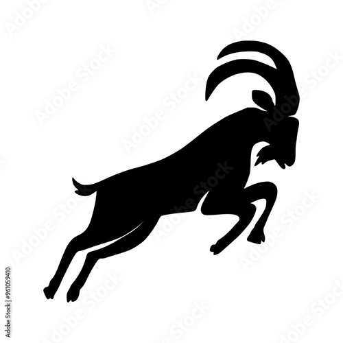 Silhouette Goat for Eid Al-Adha