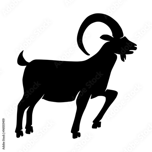 Silhouette Goat for Eid Al-Adha