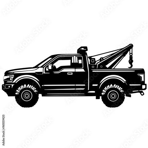 Tow truck , towing truck vector ilustration