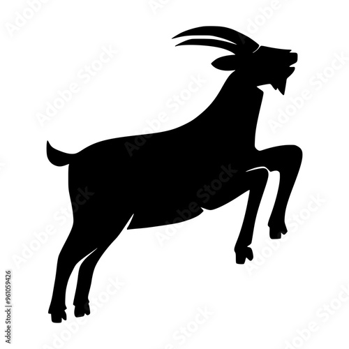 Silhouette Goat for Eid Al-Adha