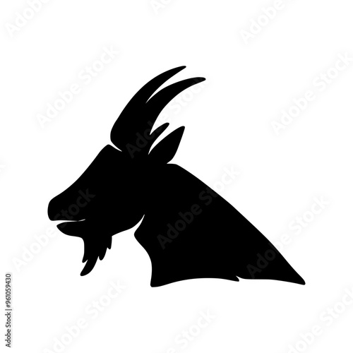 Silhouette Goat for Eid Al-Adha