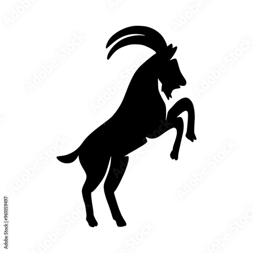 Silhouette Goat for Eid Al-Adha