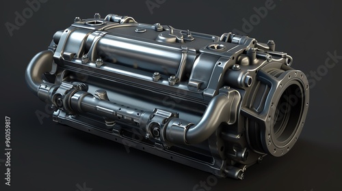 A 3D render of an ATV mass flow sensor photo