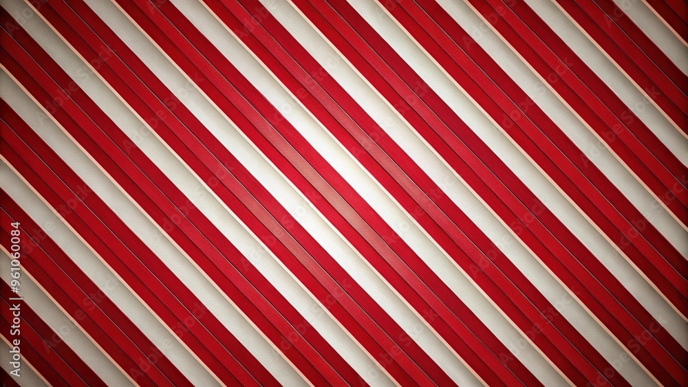 Naklejka premium Abstract background with red and white stripes resembling leading lines