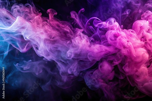 abstract background with swirling purple and pink smoke