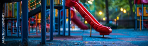 Wallpaper Mural park with playground and benches on pathway. Torontodigital.ca