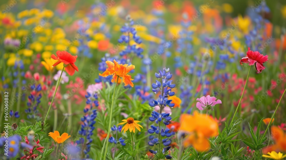 A Field of Colorful Blooms A Field of Colorful Blooms