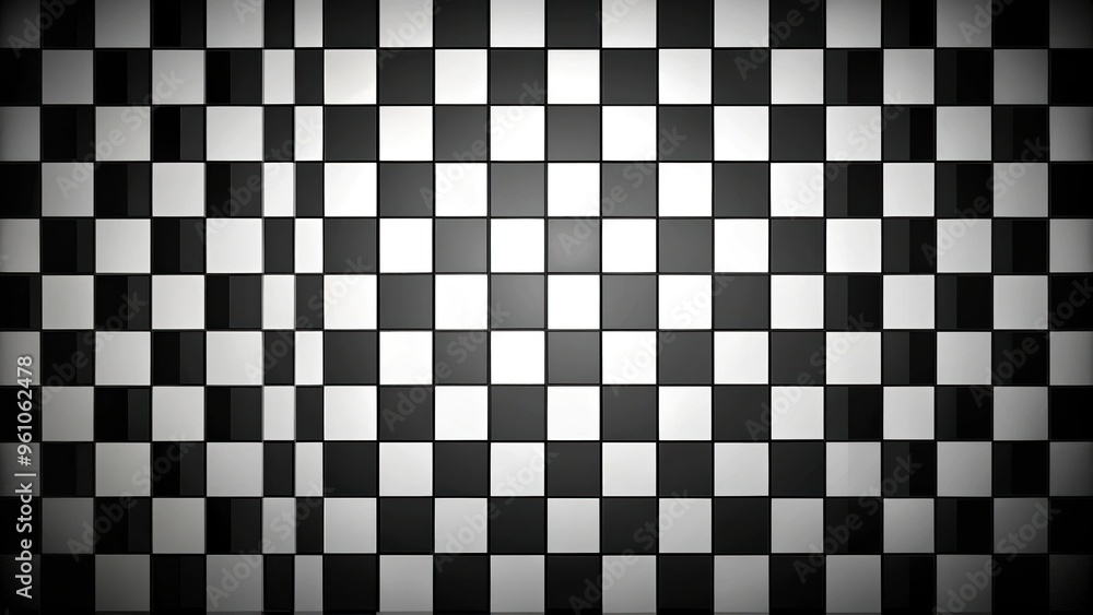 abstract black white checkered background with high angle view abstract black white checkered background with high angle view