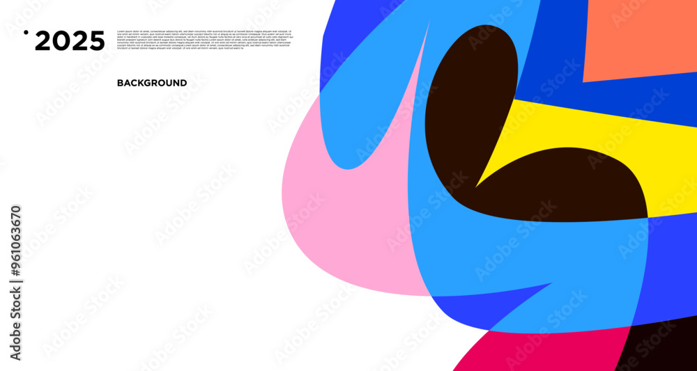 Abstract background colorful fluid 2025 New year Abstract background colorful fluid 2025 New year