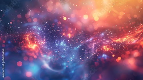 Abstract background. Colorful glowing wallpaper.