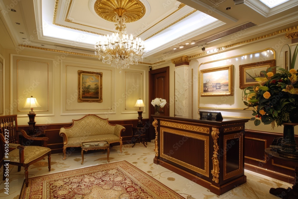 Classical Receptionist Interior Classical Receptionist Interior